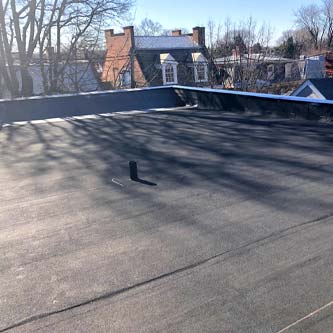 Flat commercial roof